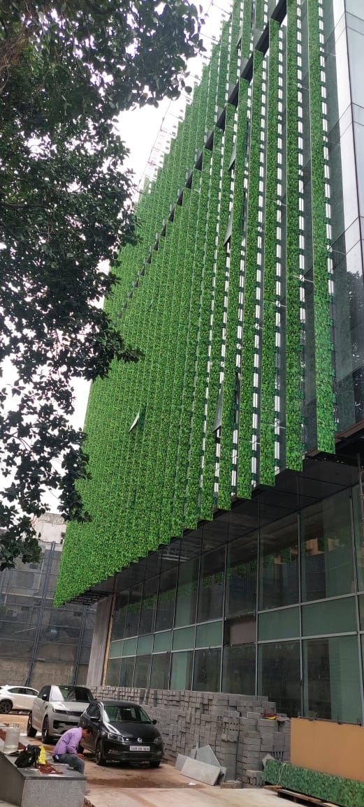 Unitized Glazing System with Aluminium Fin - Cauvery Project Secunderabad